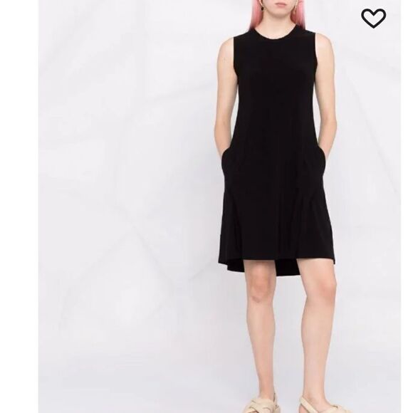 Norma Kamali Sleeveless Mini Dress Black S - Picture 1 of 8